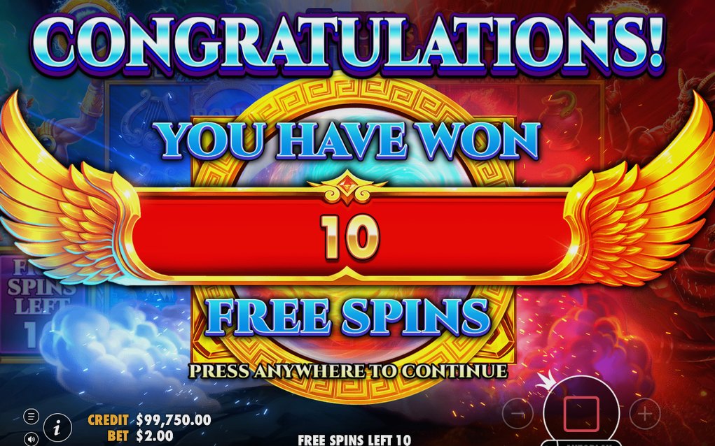 Bonus reels of the Free Spins on a 6x4 grid