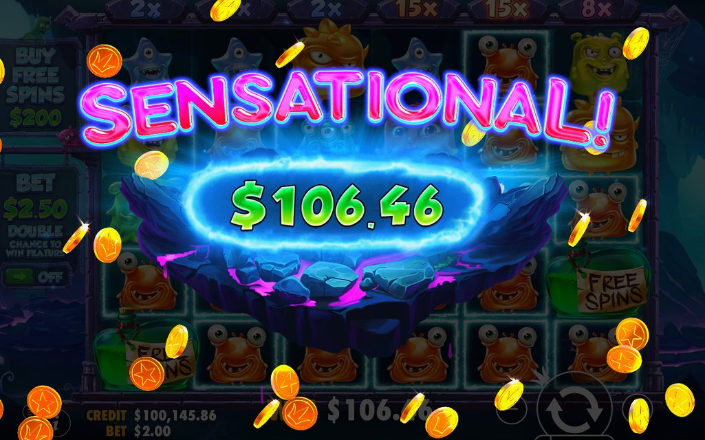 Win screen after a SUPERLANCHE cascade